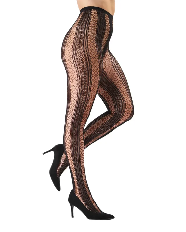 Epic Stripe Glamour Fishnet Tights sold by MeMoi