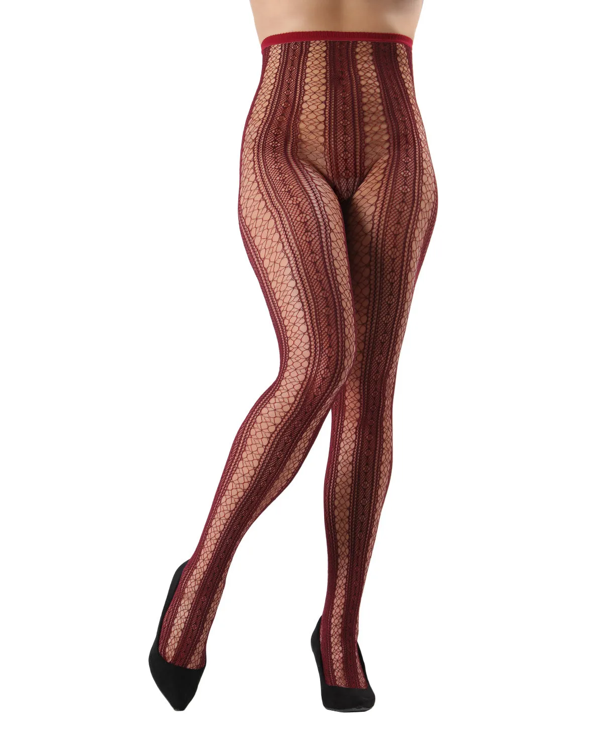 Epic Stripe Glamour Fishnet Tights sold by MeMoi product image thumbnail 3