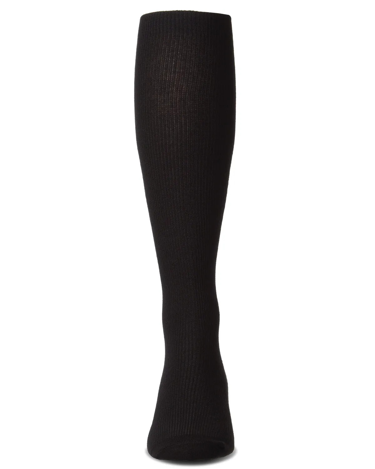 Men's Ribbed Cotton-Rich Over-the-Calf Solid-Color Dress Sock sold by MeMoi product image thumbnail 3