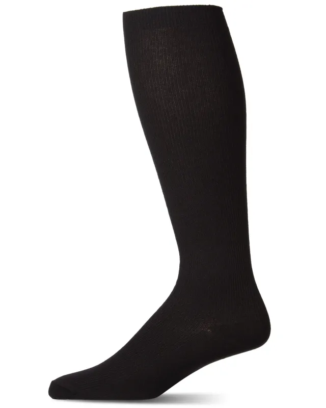 Men's Bamboo Blend Solid Ribbed Crew Socks sold by MeMoi