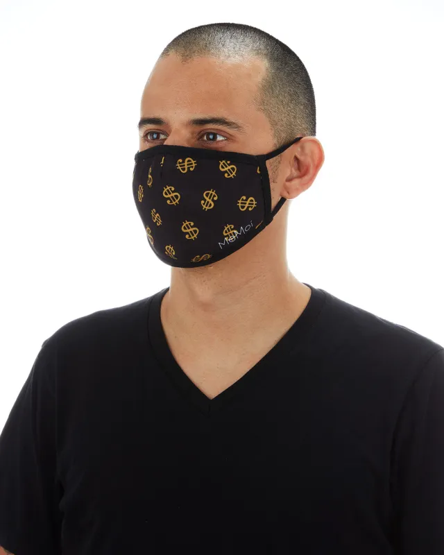 Dollar Signs Unisex Face Covering sold by MeMoi