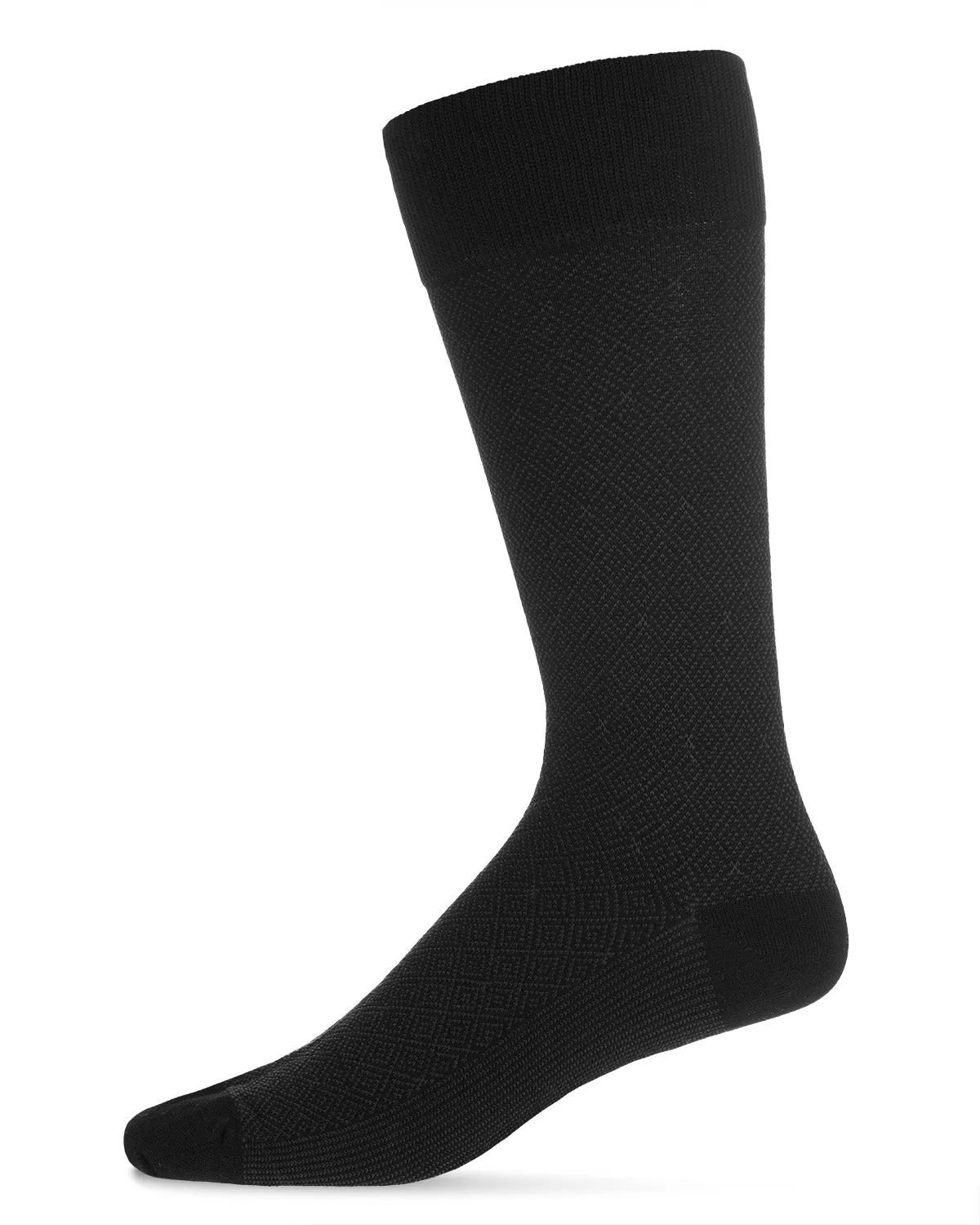 Men's 3 Pair Pack Assorted Mercerized Cotton Blend Crew Socks sold by MeMoi product image thumbnail 3