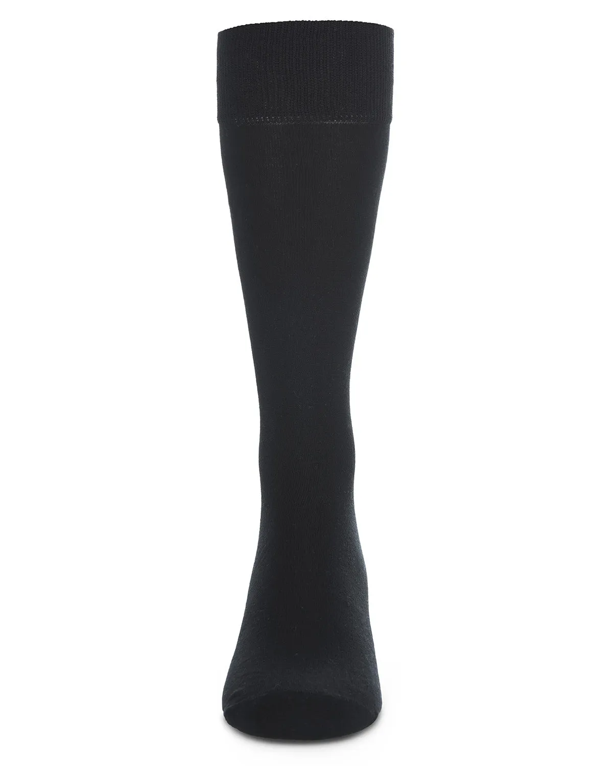 Men's 3 Pair Pack Flat Knit Mercerized Cotton Crew Socks sold by MeMoi product image thumbnail 3