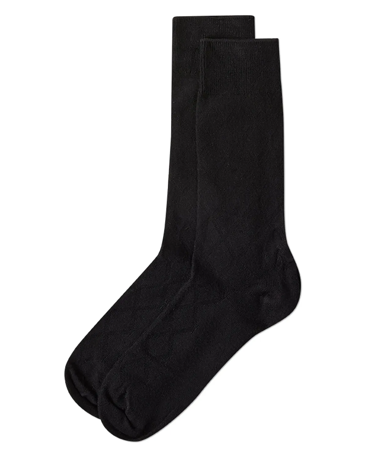 Men's Bamboo Blend Solid Diamond Crew Socks sold by MeMoi product image thumbnail 5