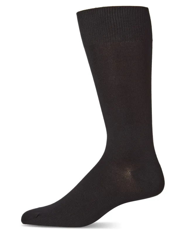 Men's Modal Durable and Flexible Solid Crew Sock sold by MeMoi