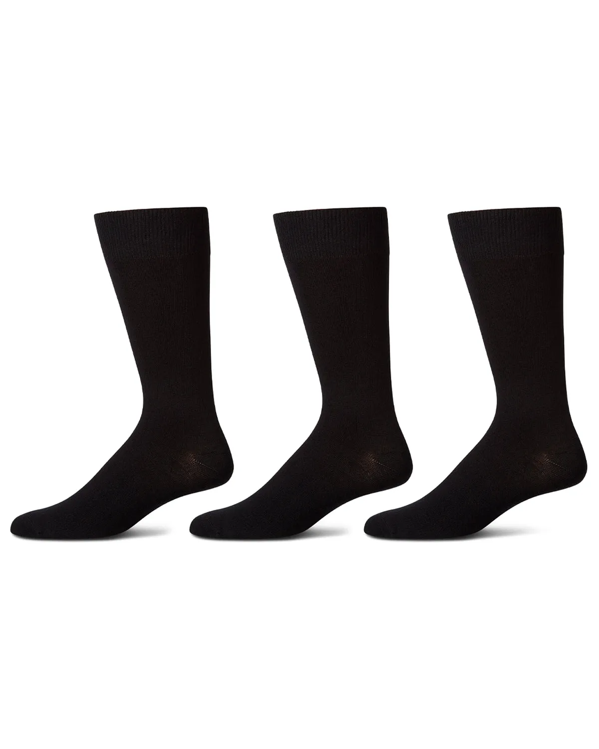 Men's 3 Pair Pack Bamboo Blend Flat Knit Socks sold by MeMoi