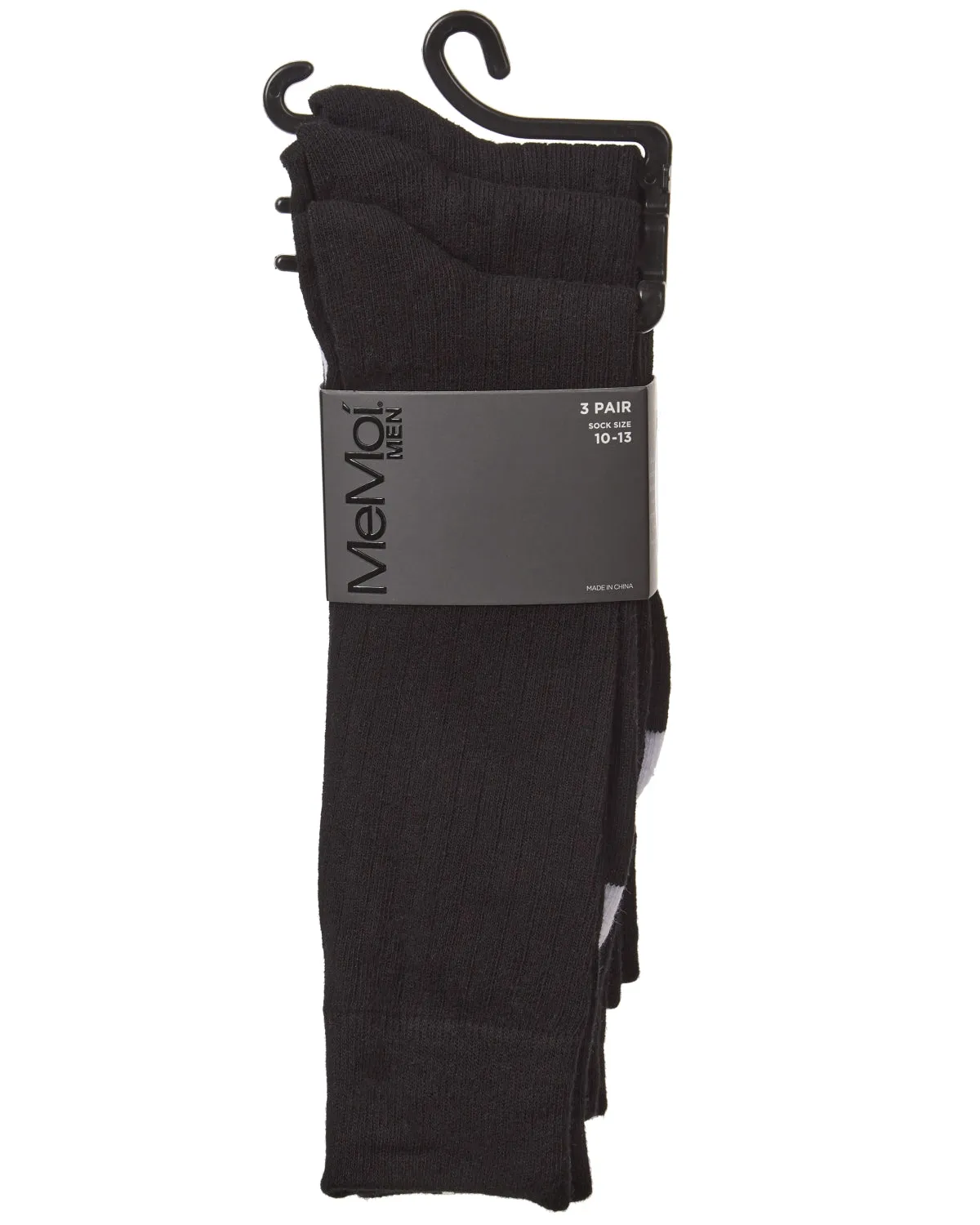 Men's White Sole Cotton Blend Sock 3 Pack sold by MeMoi product image thumbnail 3