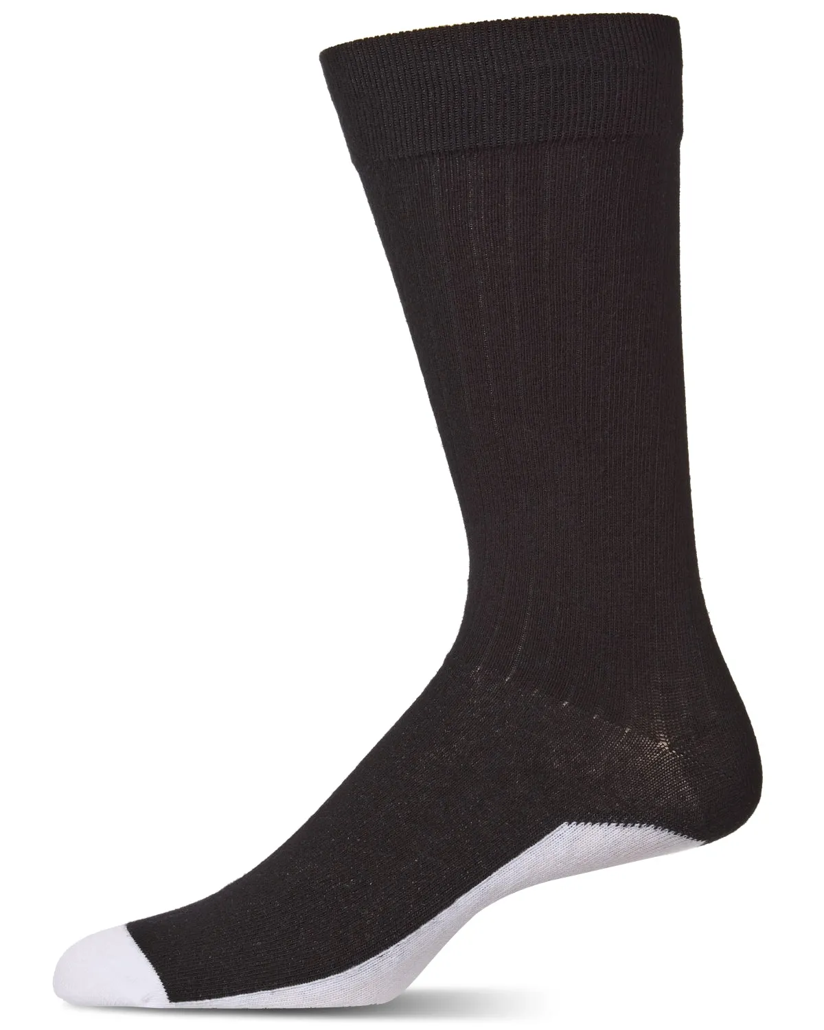 Men's White Sole Cotton Blend Sock 3 Pack sold by MeMoi product image thumbnail 2