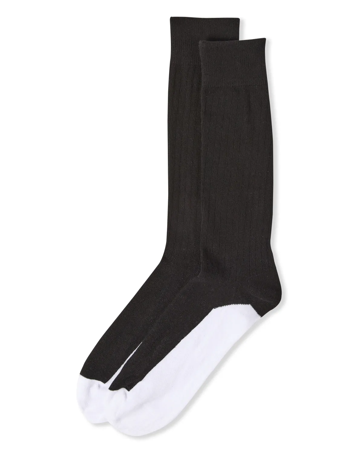Men's White Sole Cotton Blend Sock 3 Pack sold by MeMoi product image thumbnail 5