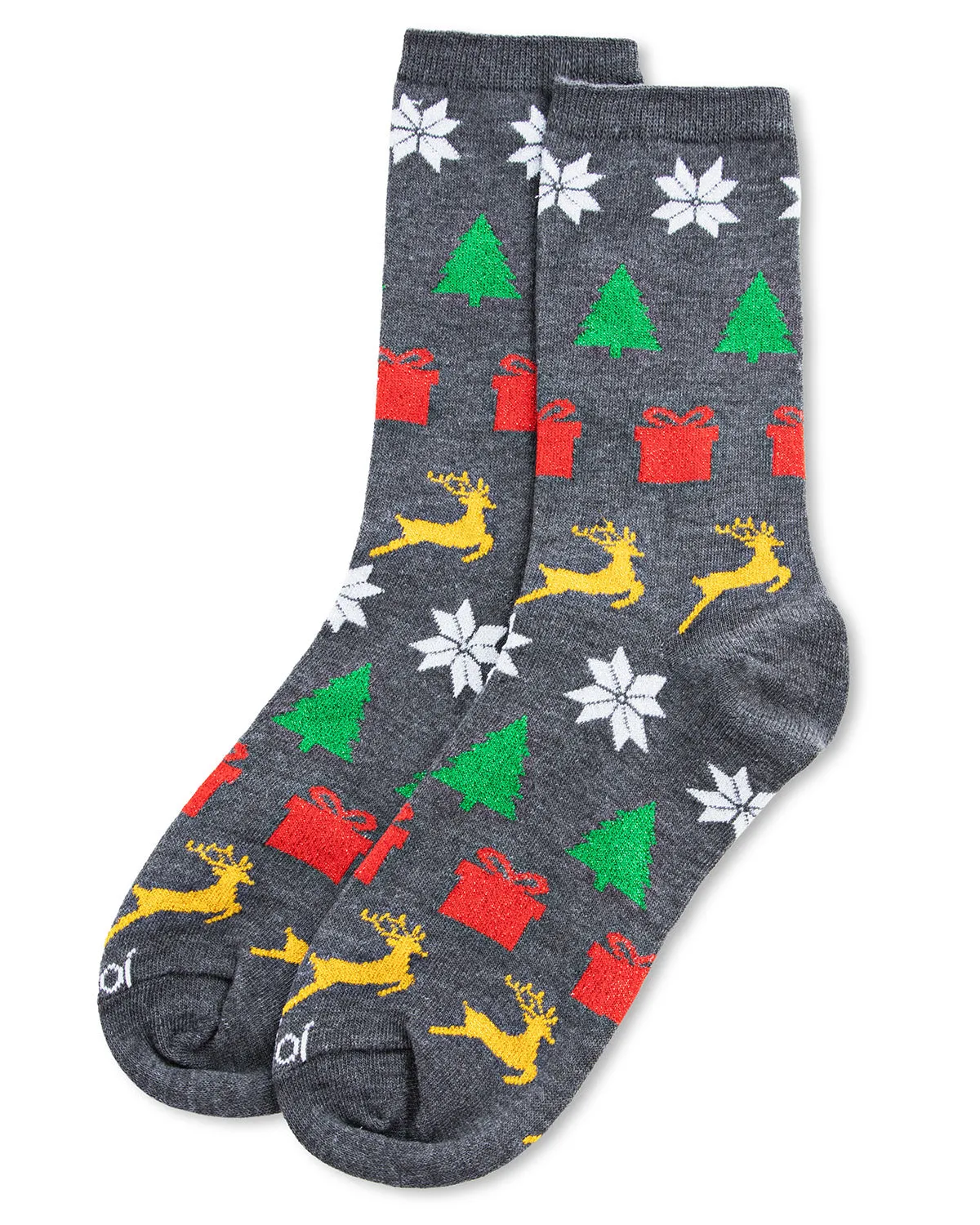 Women's Holiday Icons Crew Socks sold by MeMoi product image thumbnail 3