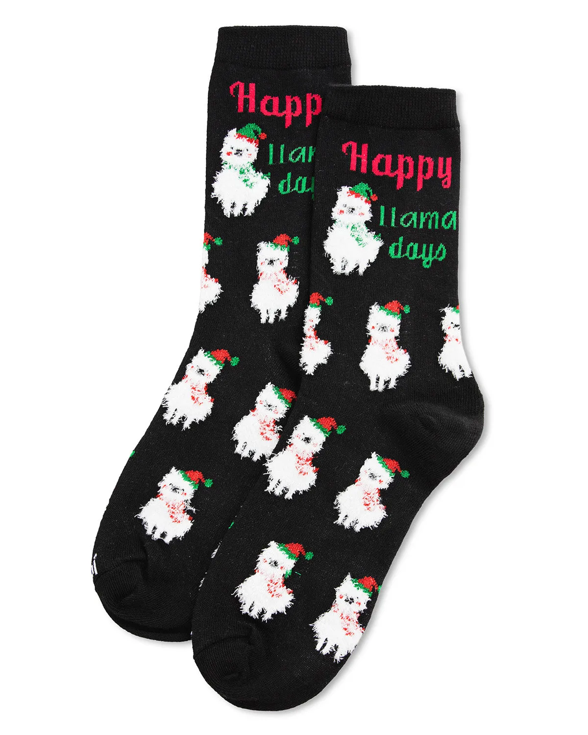 Women's Happy Llama Days Novelty Christmas Socks sold by MeMoi product image thumbnail 2
