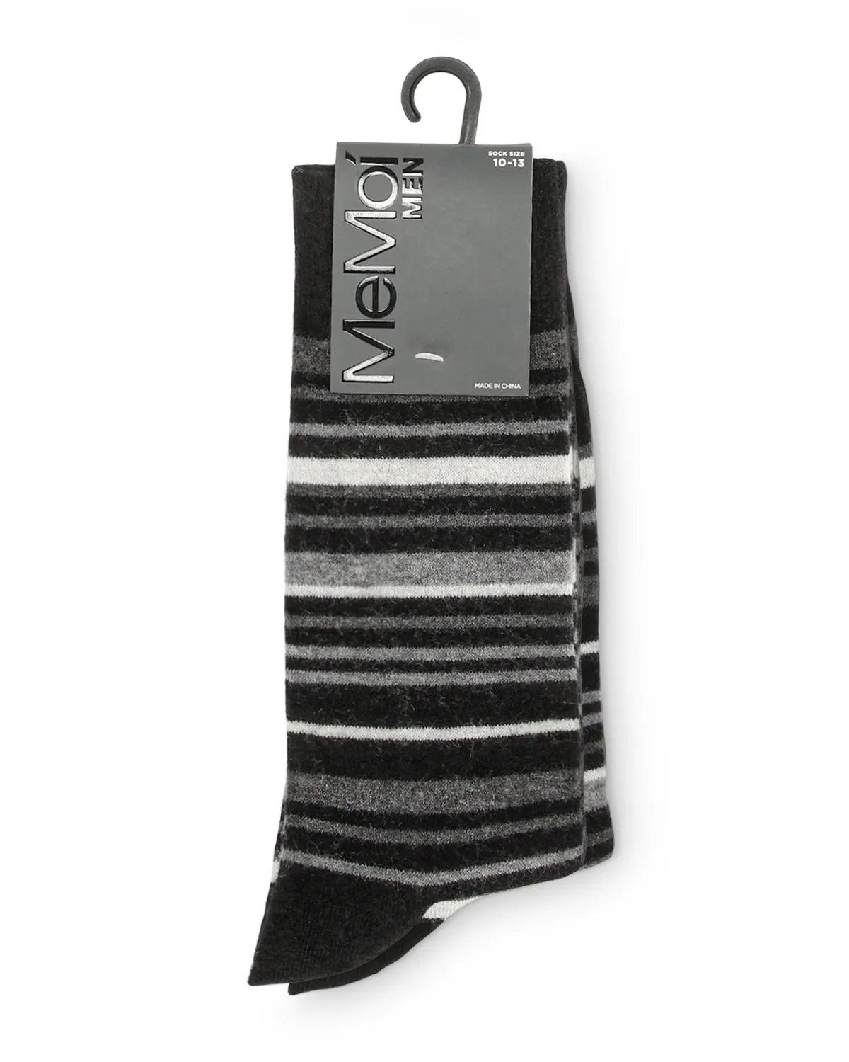 Men's Slick Stripes Luxuriously Soft Cashmere Blend Crew Socks sold by MeMoi product image thumbnail 5
