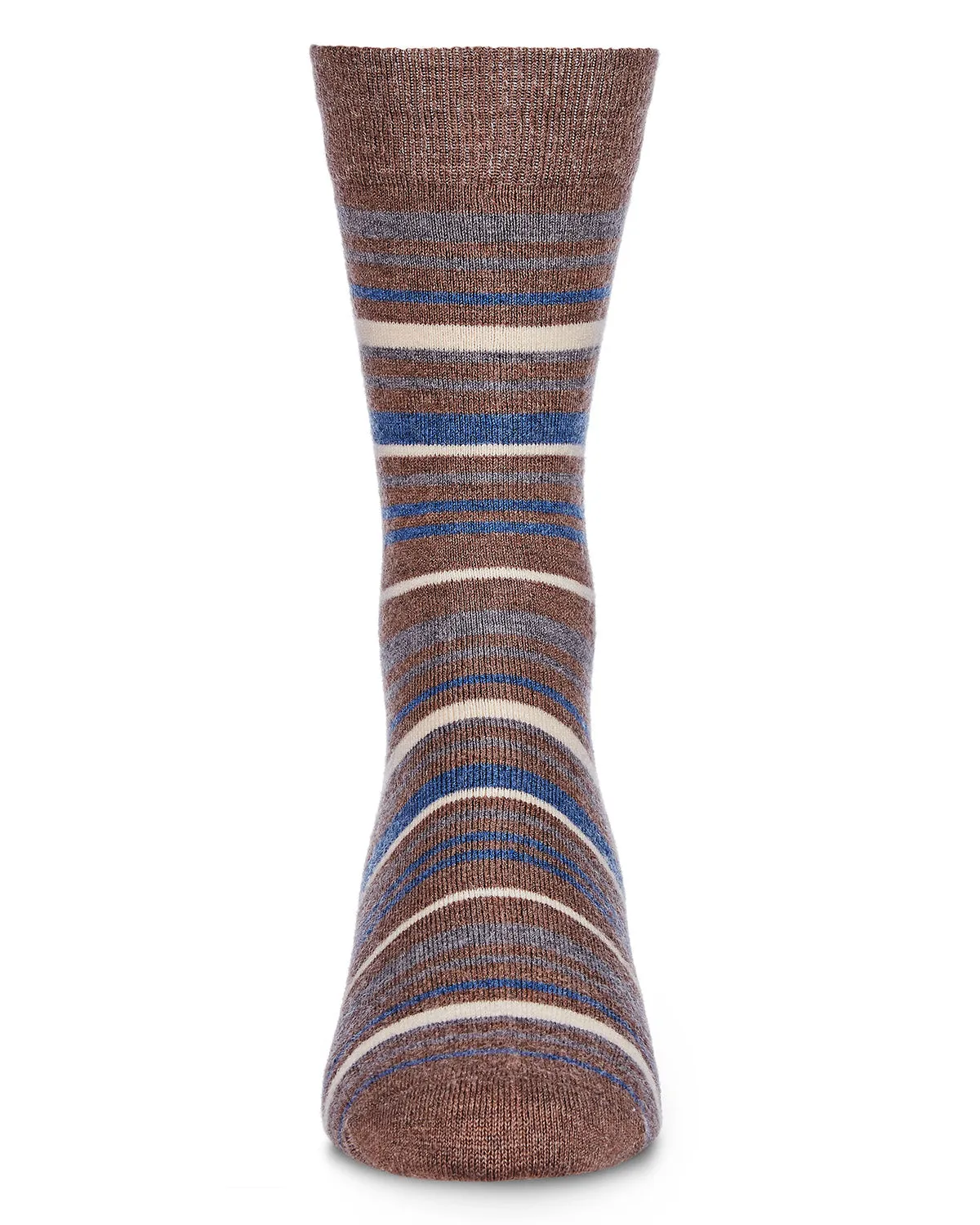 Men's Slick Stripes Luxuriously Soft Cashmere Blend Crew Socks sold by MeMoi product image thumbnail 3