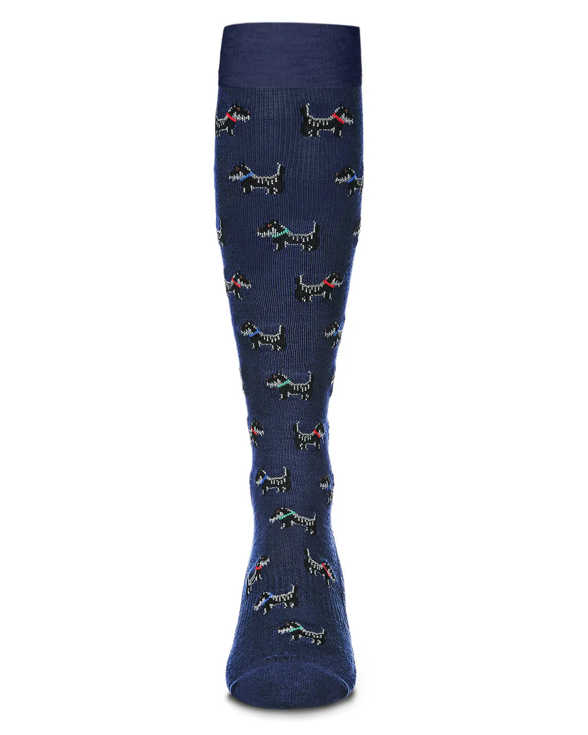 Men's Scottie Dogs Bamboo Blend 8-15mmHg Graduated Compression Socks sold by MeMoi product image thumbnail 2