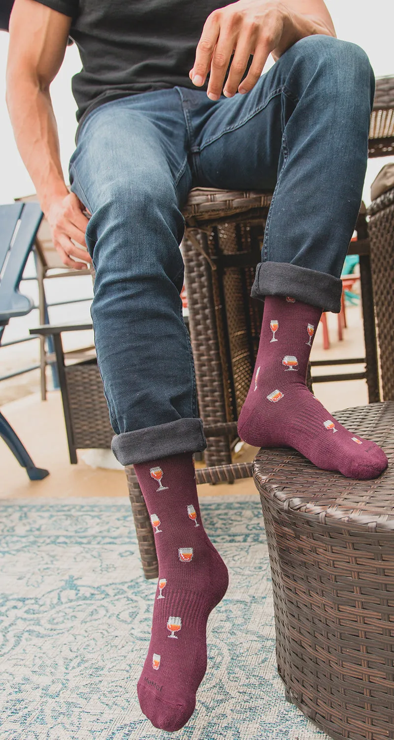 Men's Brandy Bamboo Blend 8-15mmHg Graduated Compression Socks sold by MeMoi product image thumbnail 5