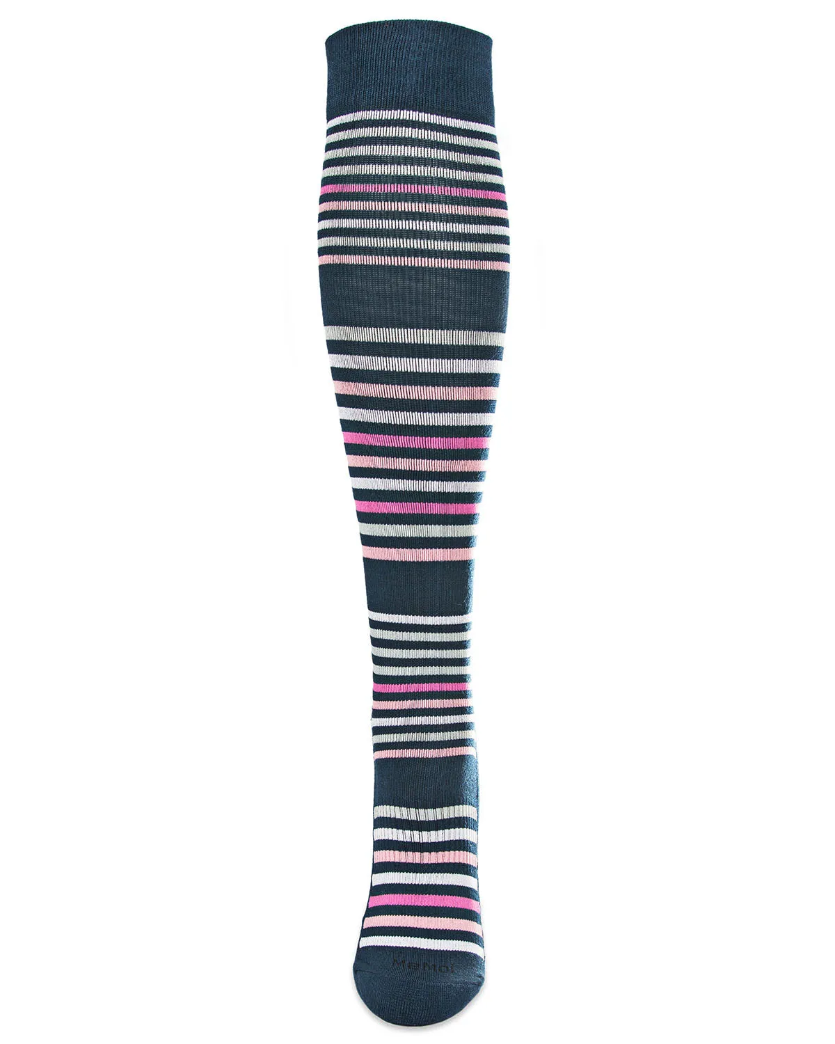 Women's Classic Stripes Bamboo Blend 8-15mmHg Graduated Compression Socks sold by MeMoi product image thumbnail 2