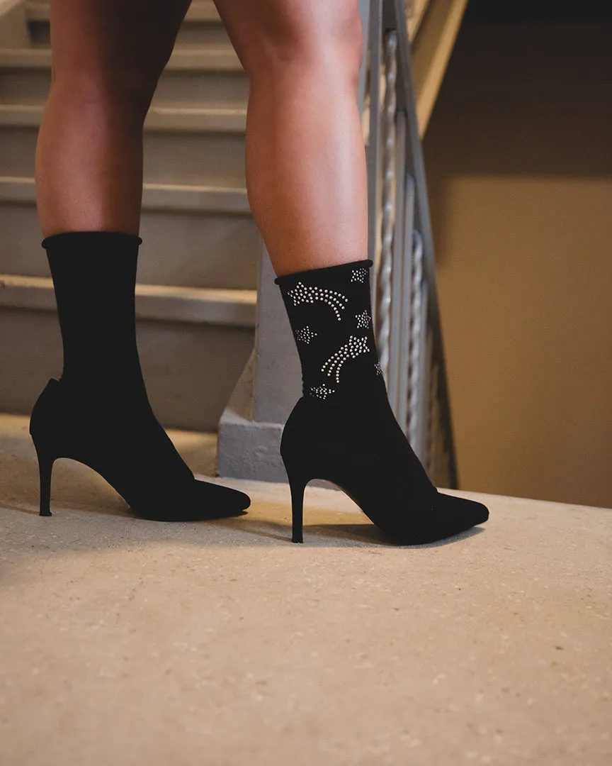 Women's Shooting Star Fashion Cotton Blend Crew Sock sold by MeMoi product image thumbnail 2