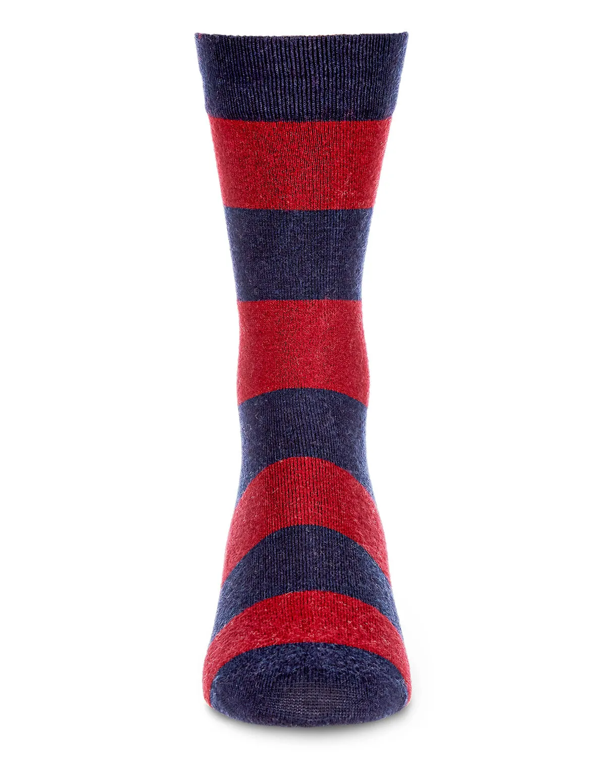 Men's Rugby Striped Luxuriously Soft Cashmere Blend Crew Socks sold by MeMoi product image thumbnail 5