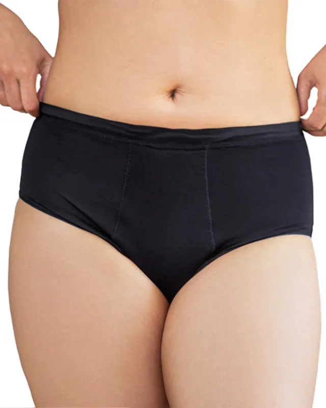 Women's Love Luna High Waist Soft and Breathable Bamboo Brief Panty sold by MeMoi