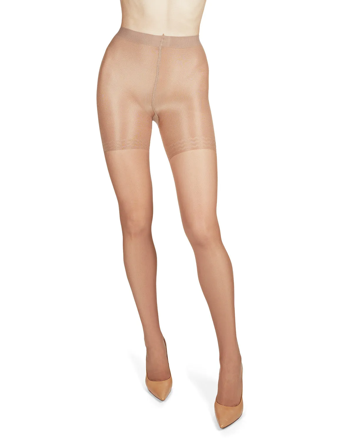 Light Support Satin Matte Bodyshaper Pantyhose sold by MeMoi product image thumbnail 3