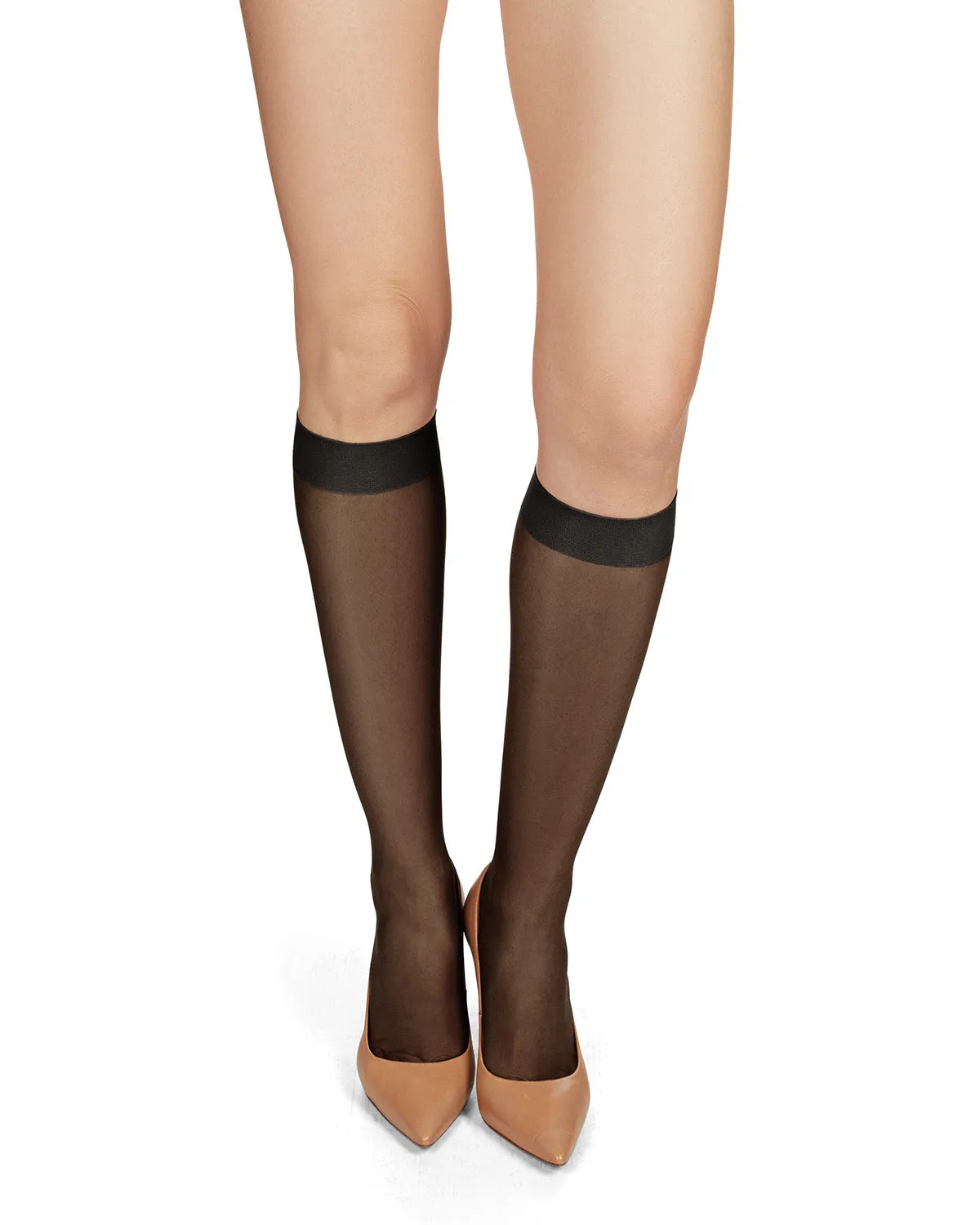 Women's Silky Sheer Knee Highs sold by MeMoi product image thumbnail 2