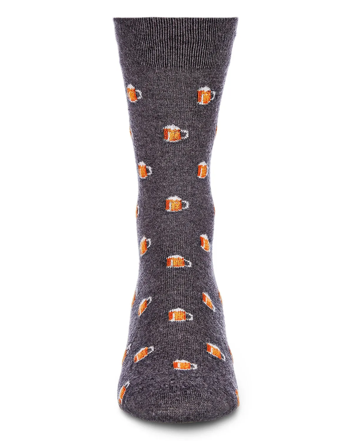 Men's Beer Mugs Luxuriously Soft Cashmere Blend Crew Socks sold by MeMoi product image thumbnail 3