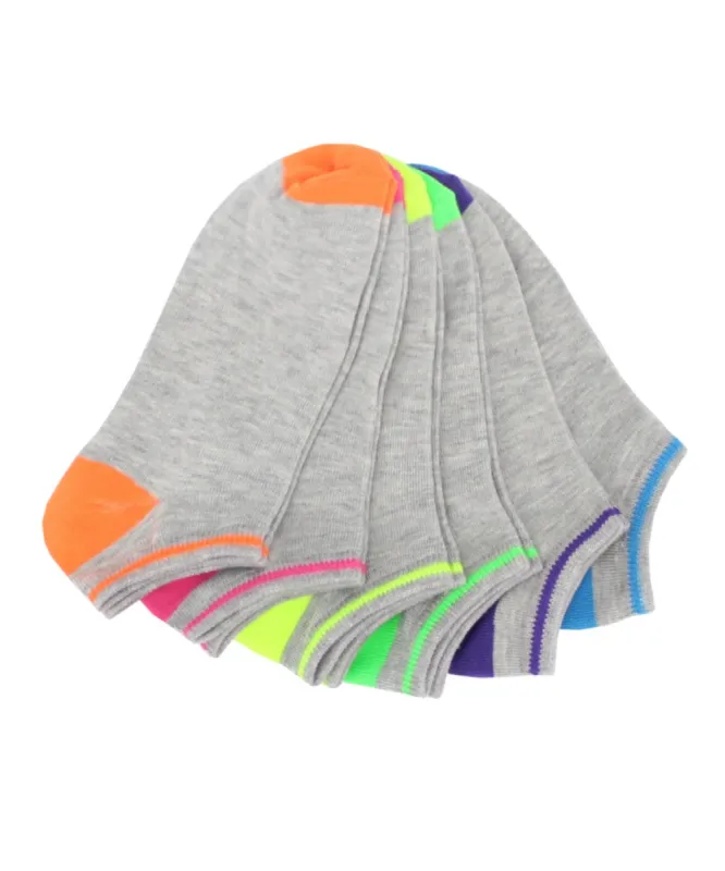Subtle Tip Low Cut Women's Socks 6 Pack sold by MeMoi