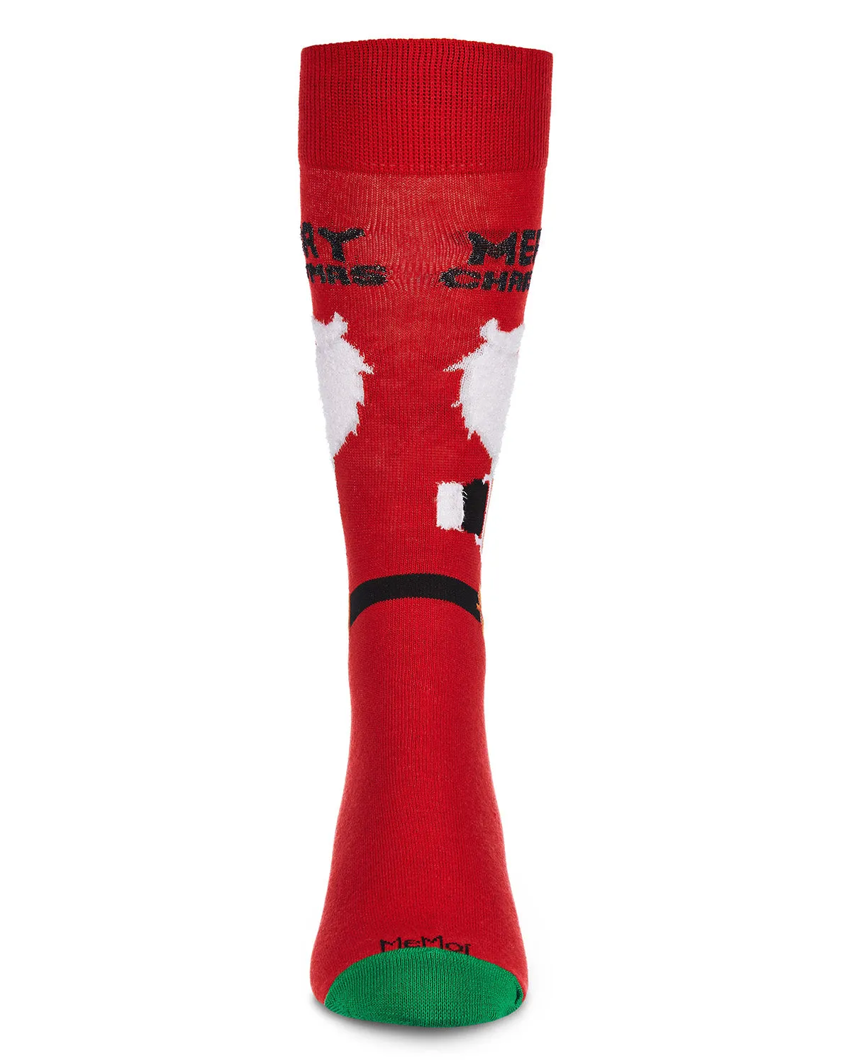 Men's Santa Claus and Suds Holiday Crew Novelty Socks sold by MeMoi product image thumbnail 2