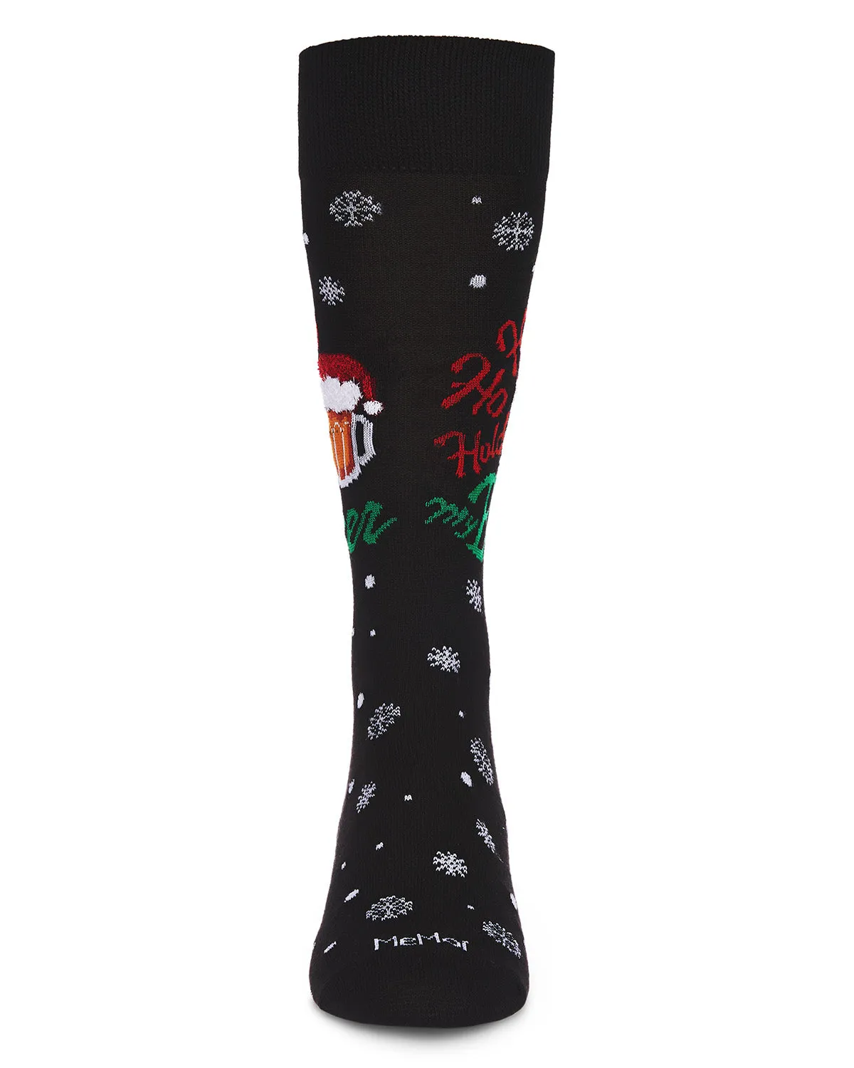 Men's Ho Ho Hold My Beer Holiday Novelty Crew Socks sold by MeMoi product image thumbnail 2
