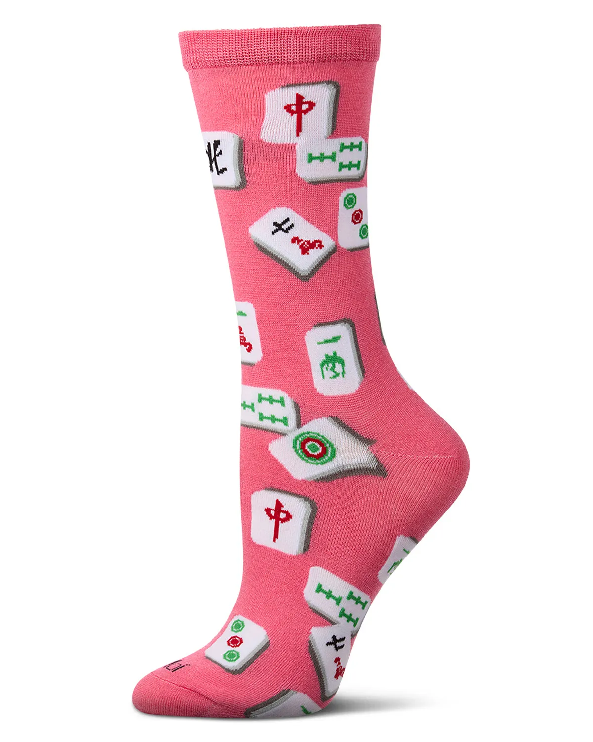Mahjong Bamboo Blend Crew Socks sold by MeMoi product image thumbnail 2
