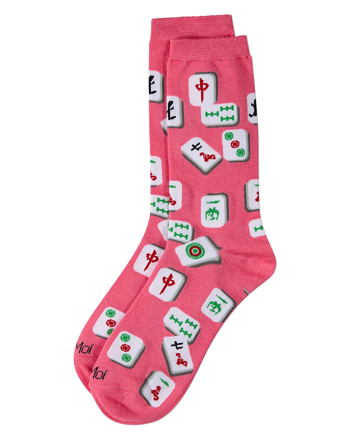 Mahjong Bamboo Blend Crew Socks sold by MeMoi product image thumbnail 5