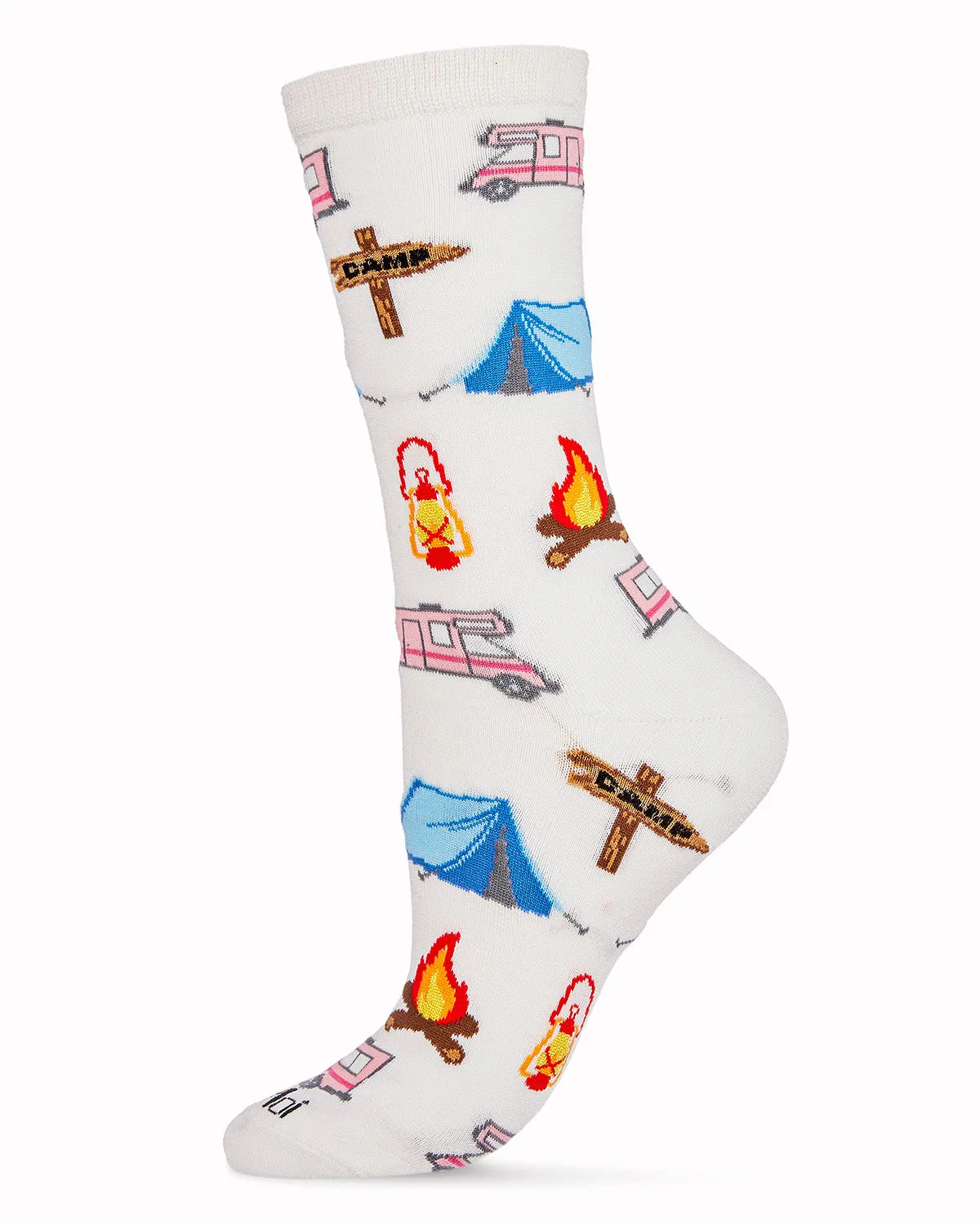 Happy Camper Bamboo Blend Crew Socks sold by MeMoi product image thumbnail 2