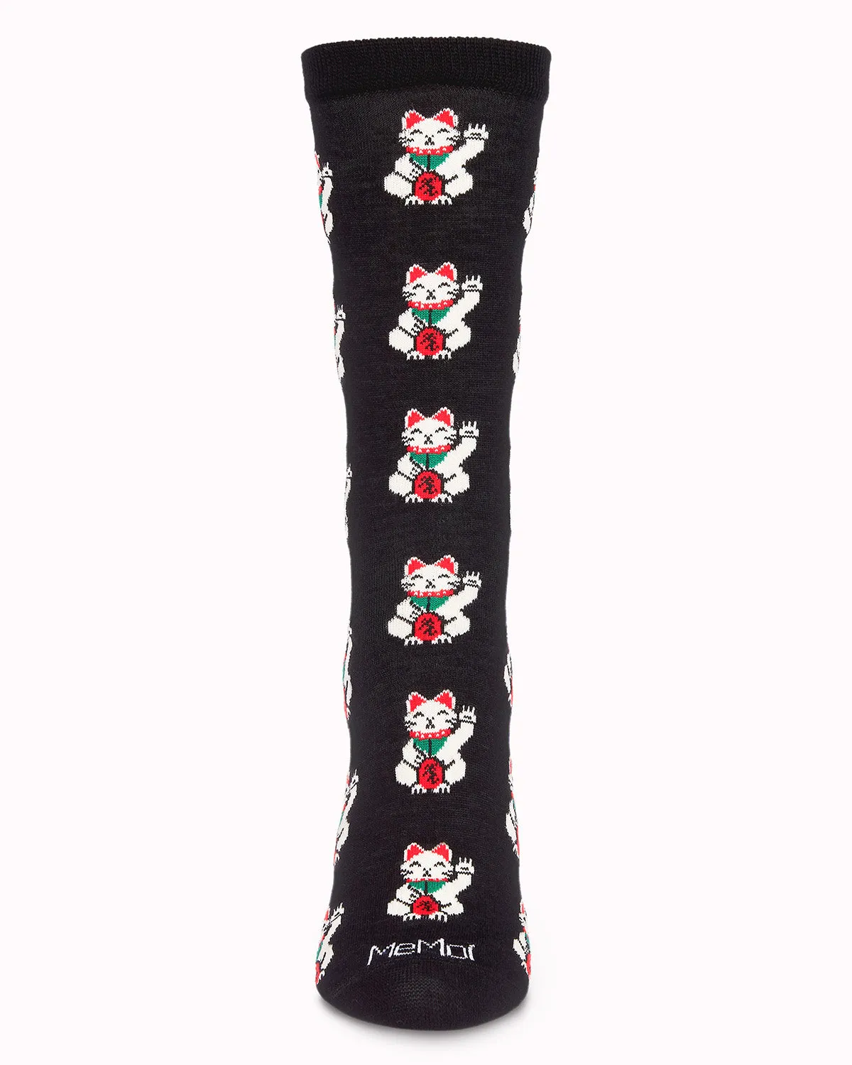 Maneki-Neko Bamboo Blend Crew Socks sold by MeMoi product image thumbnail 3
