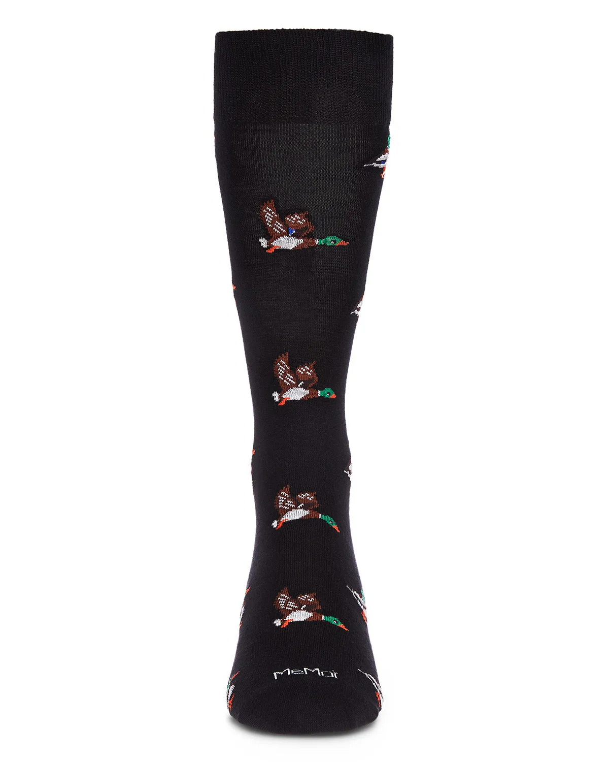 Men's "Mallard Most Fowl" Rayon from Bamboo Blend Novelty Crew Sock sold by MeMoi product image thumbnail 5