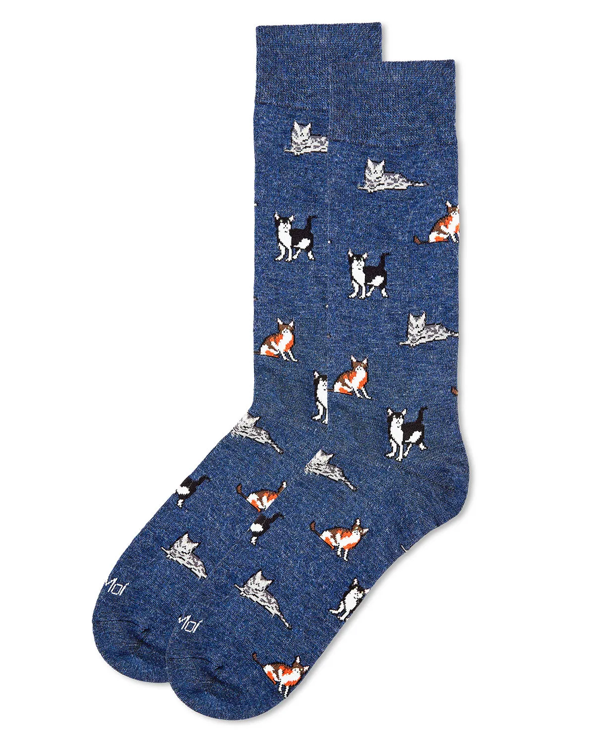 Men's Hip Cool Cats Bamboo Blend Novelty Crew Sock sold by MeMoi product image thumbnail 3
