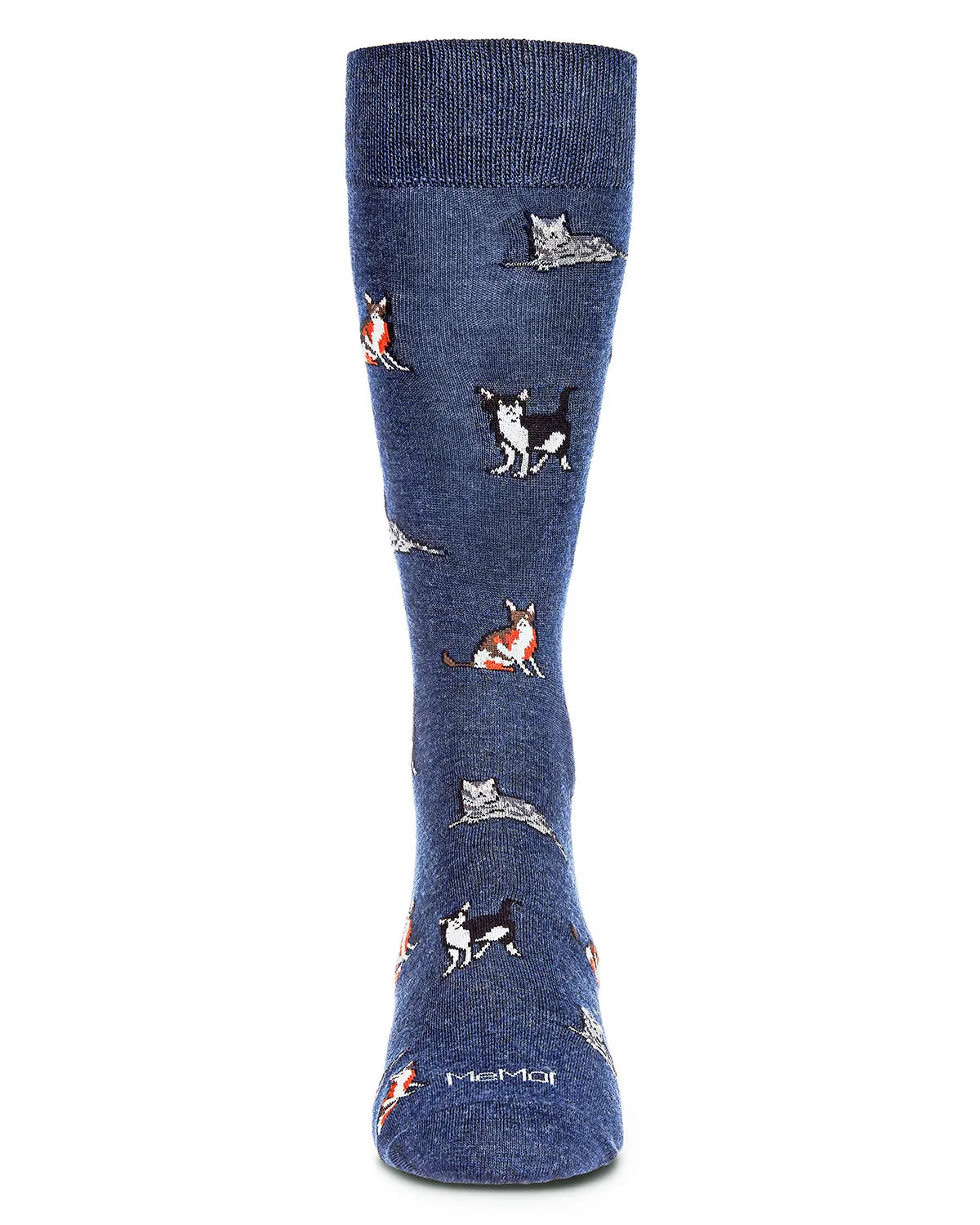 Men's Hip Cool Cats Bamboo Blend Novelty Crew Sock sold by MeMoi product image thumbnail 2