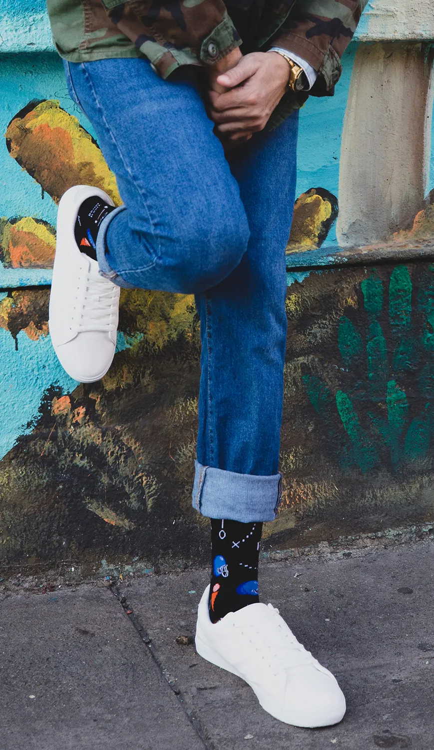 Men's Ready for Some Football Bamboo Blend Crew Sock sold by MeMoi product image thumbnail 2