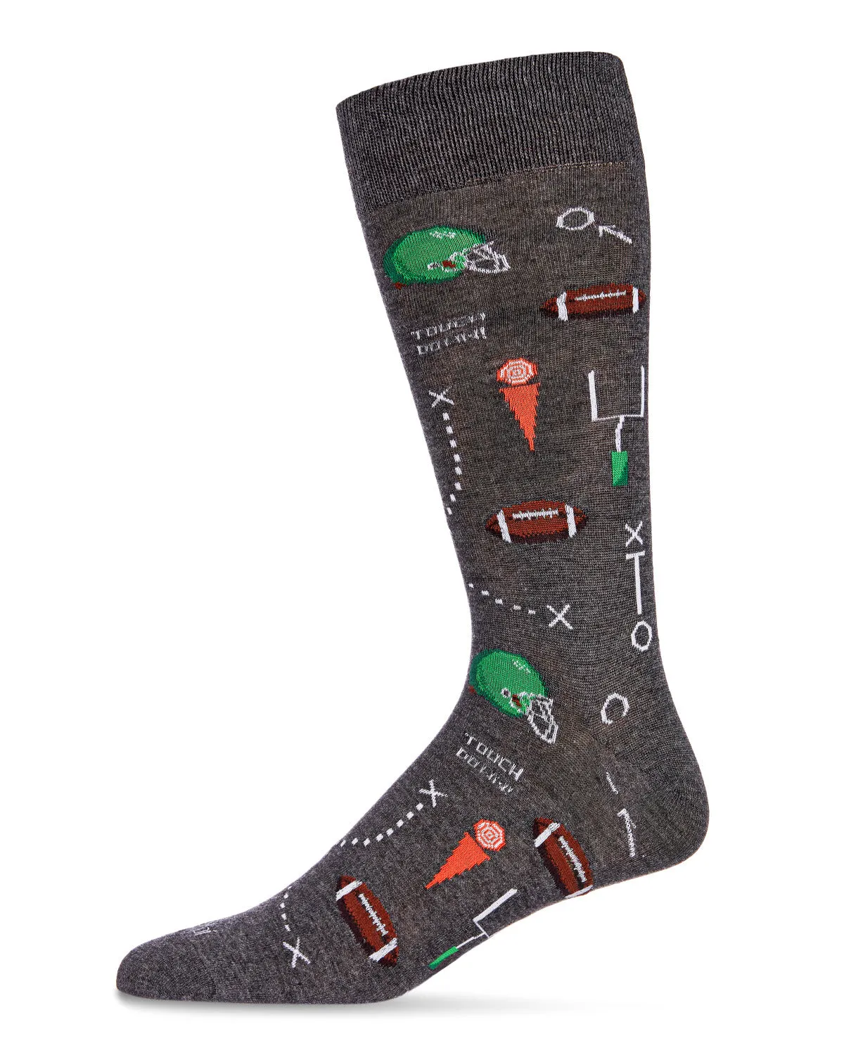 Men's Ready for Some Football Bamboo Blend Crew Sock sold by MeMoi product image thumbnail 4