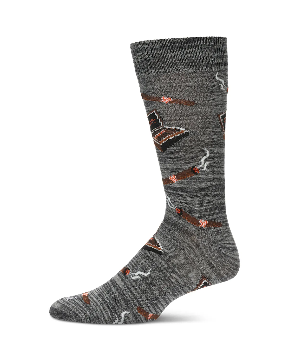 Smoker's Delight Cigar Bamboo Blend Men's Socks sold by MeMoi