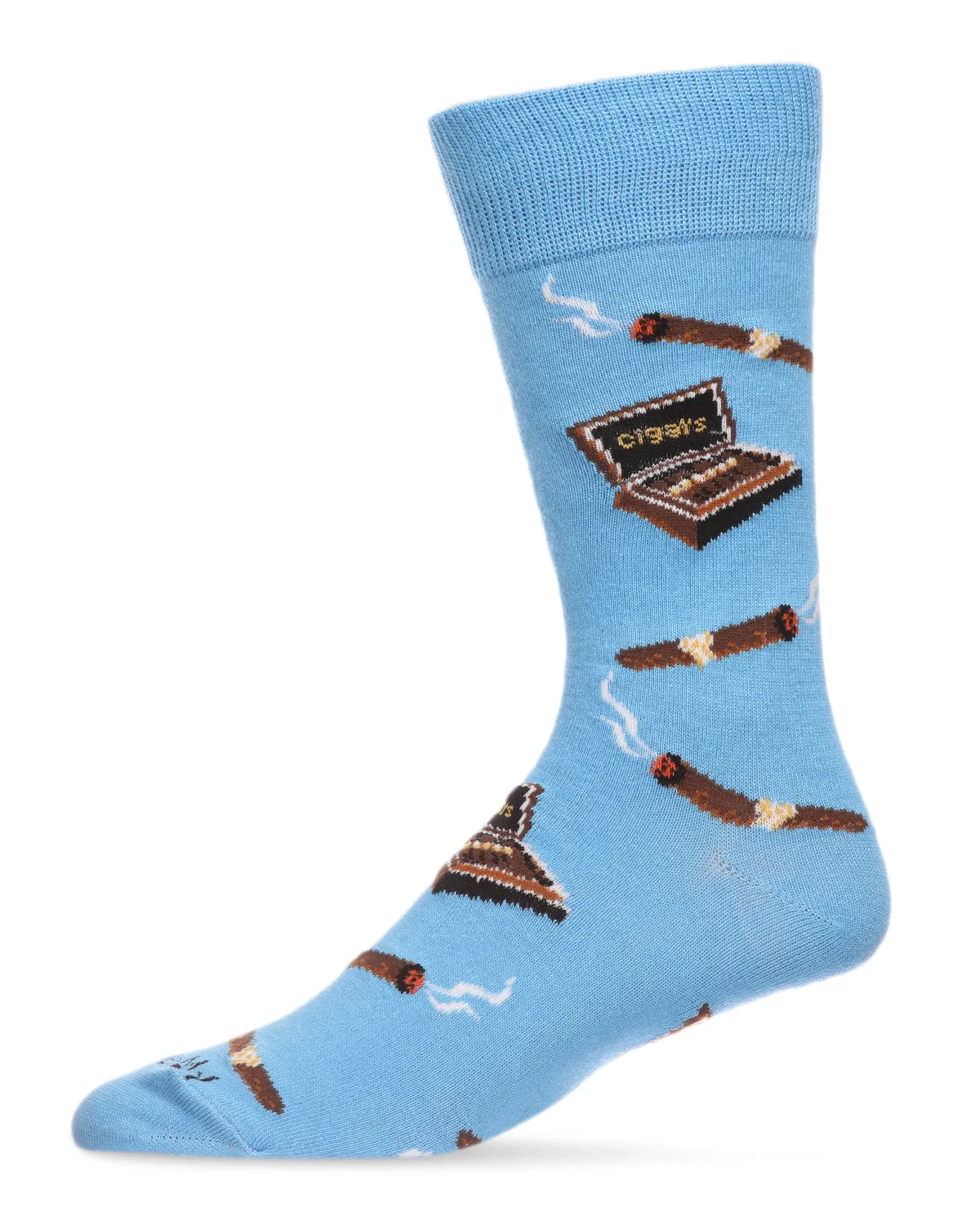 Smoker's Delight Cigar Bamboo Blend Men's Socks sold by MeMoi product image thumbnail 3