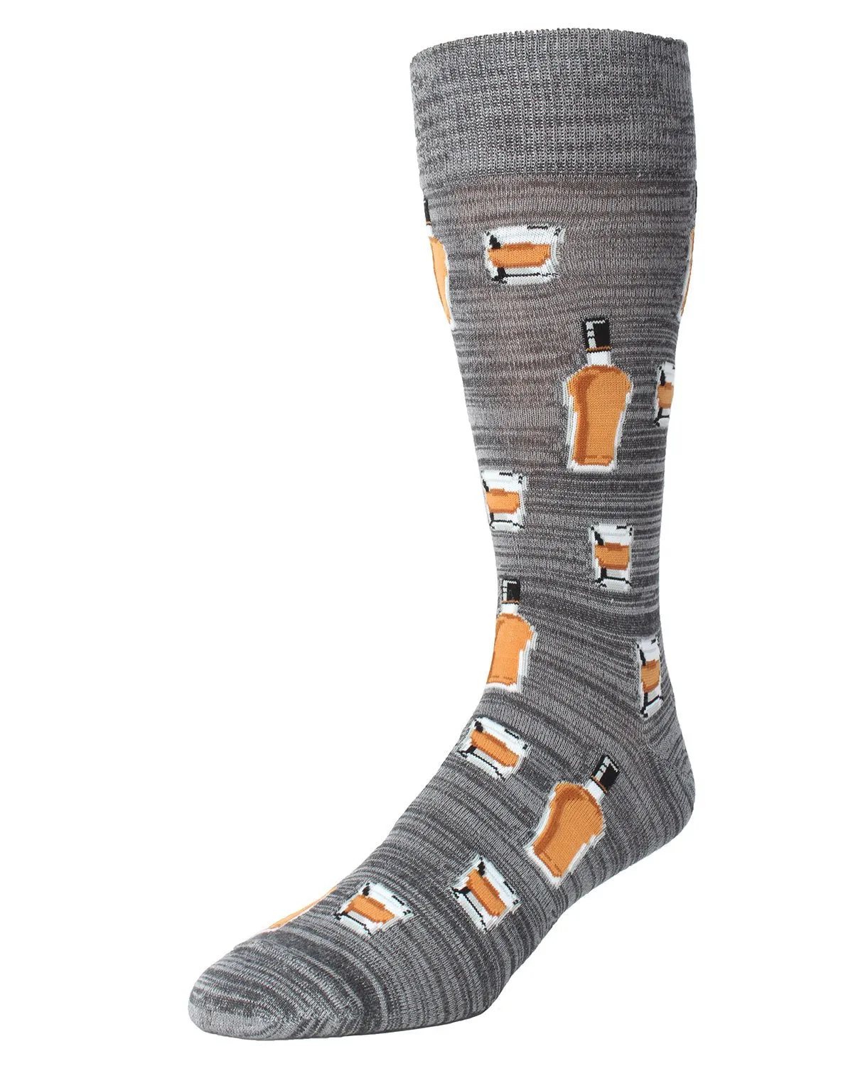 Whiskey Bar Conversational Bamboo Blend Men's Socks sold by MeMoi product image thumbnail 3