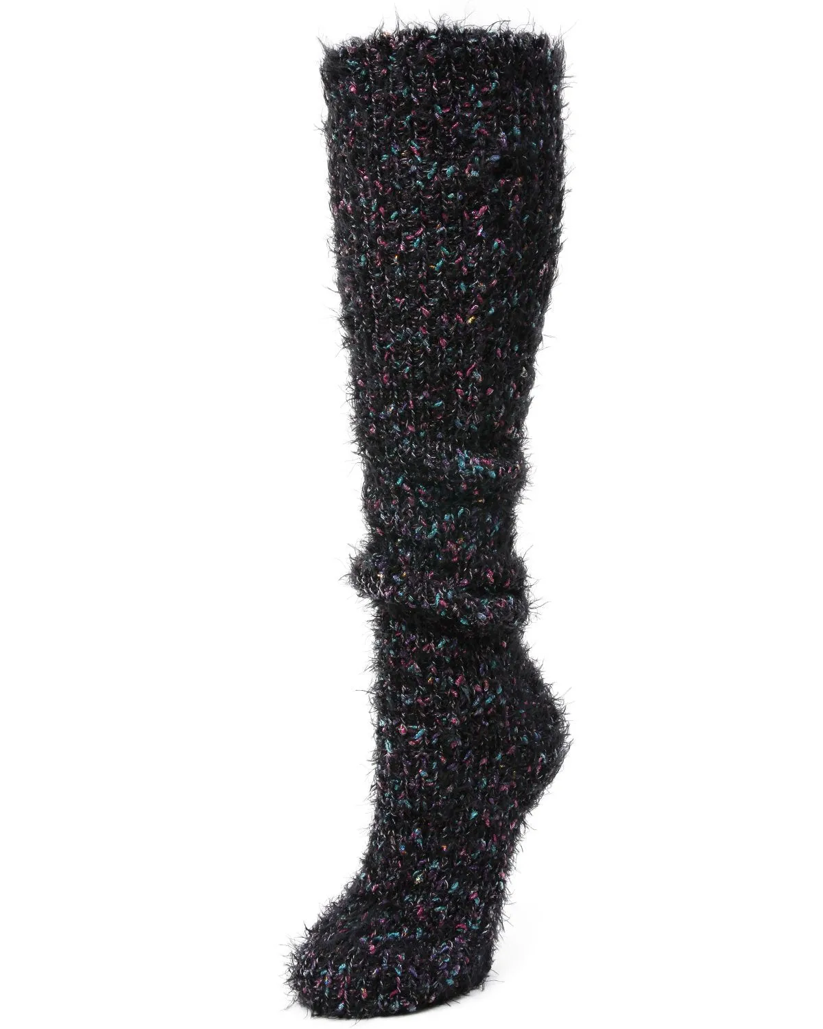 Women's Metallic Snowlight Slouch Multicolor Knit Sock sold by MeMoi product image thumbnail 5