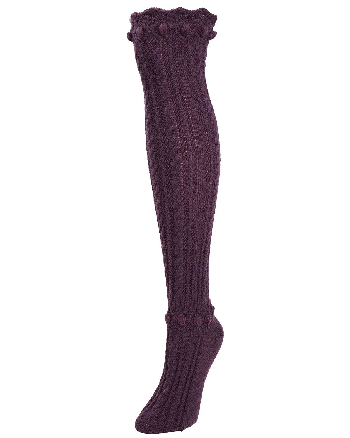 Bonbon Knit Over the Knee Sock sold by MeMoi product image thumbnail 3
