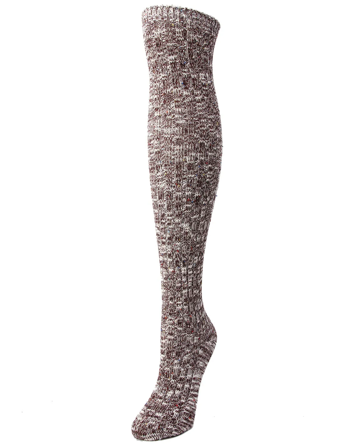 Overcast Marled Rib Over the Knee Socks sold by MeMoi product image thumbnail 4