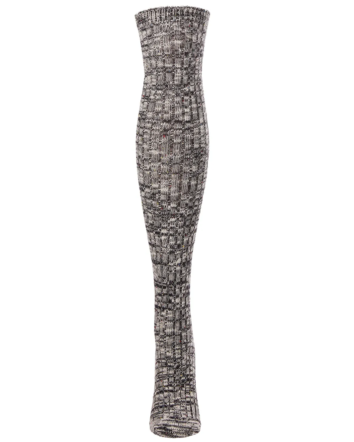 Overcast Marled Rib Over the Knee Socks sold by MeMoi product image thumbnail 3