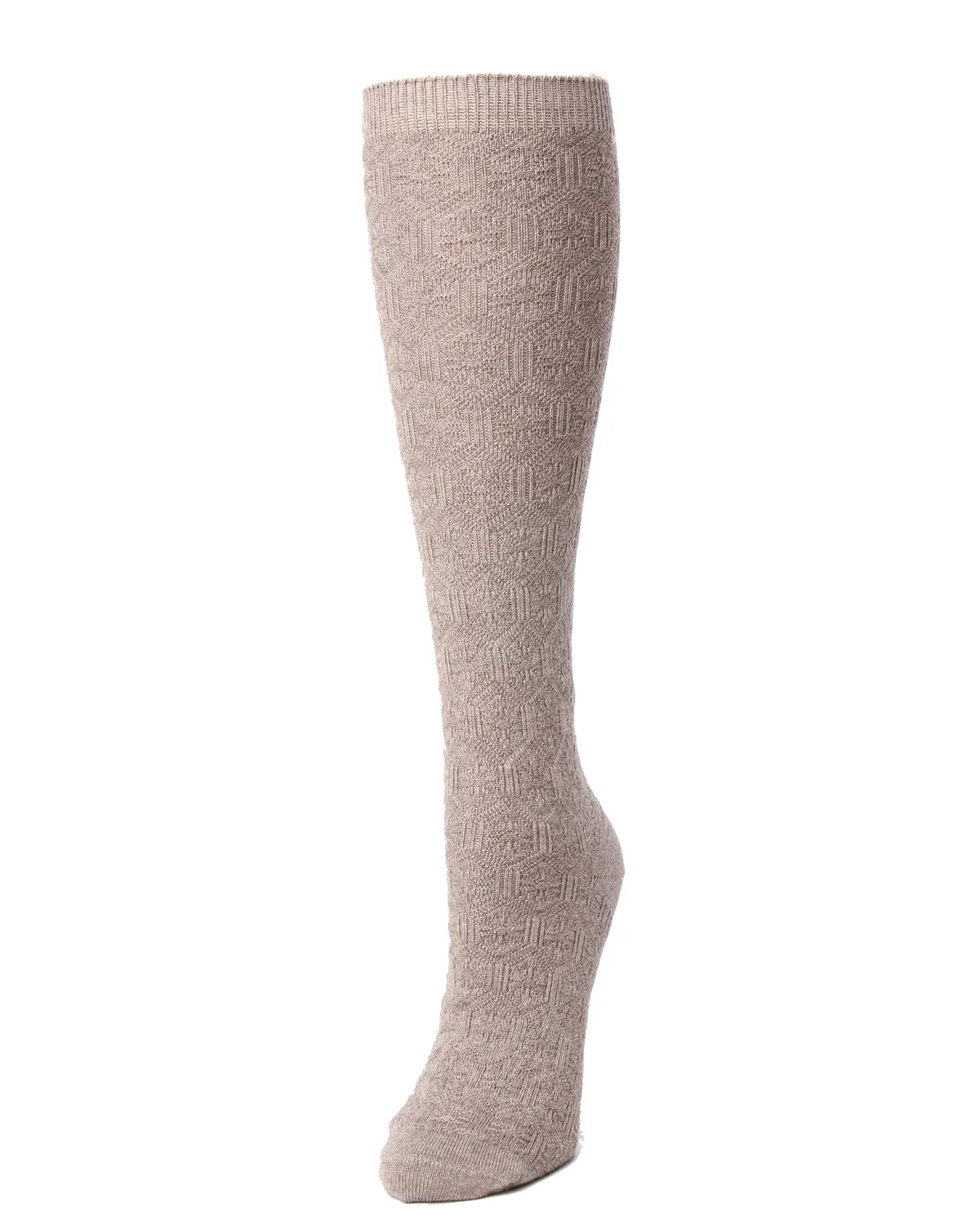 Natori Medallion Knit Wool Blend Knee Socks sold by MeMoi product image thumbnail 2