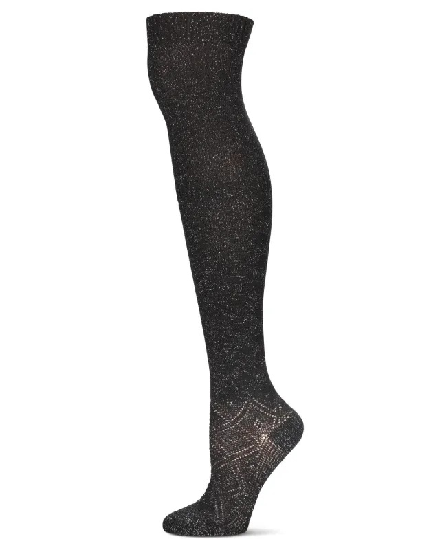 Women's Dashing Diamond Over The Knee Warm Cotton Blend Sock sold by MeMoi