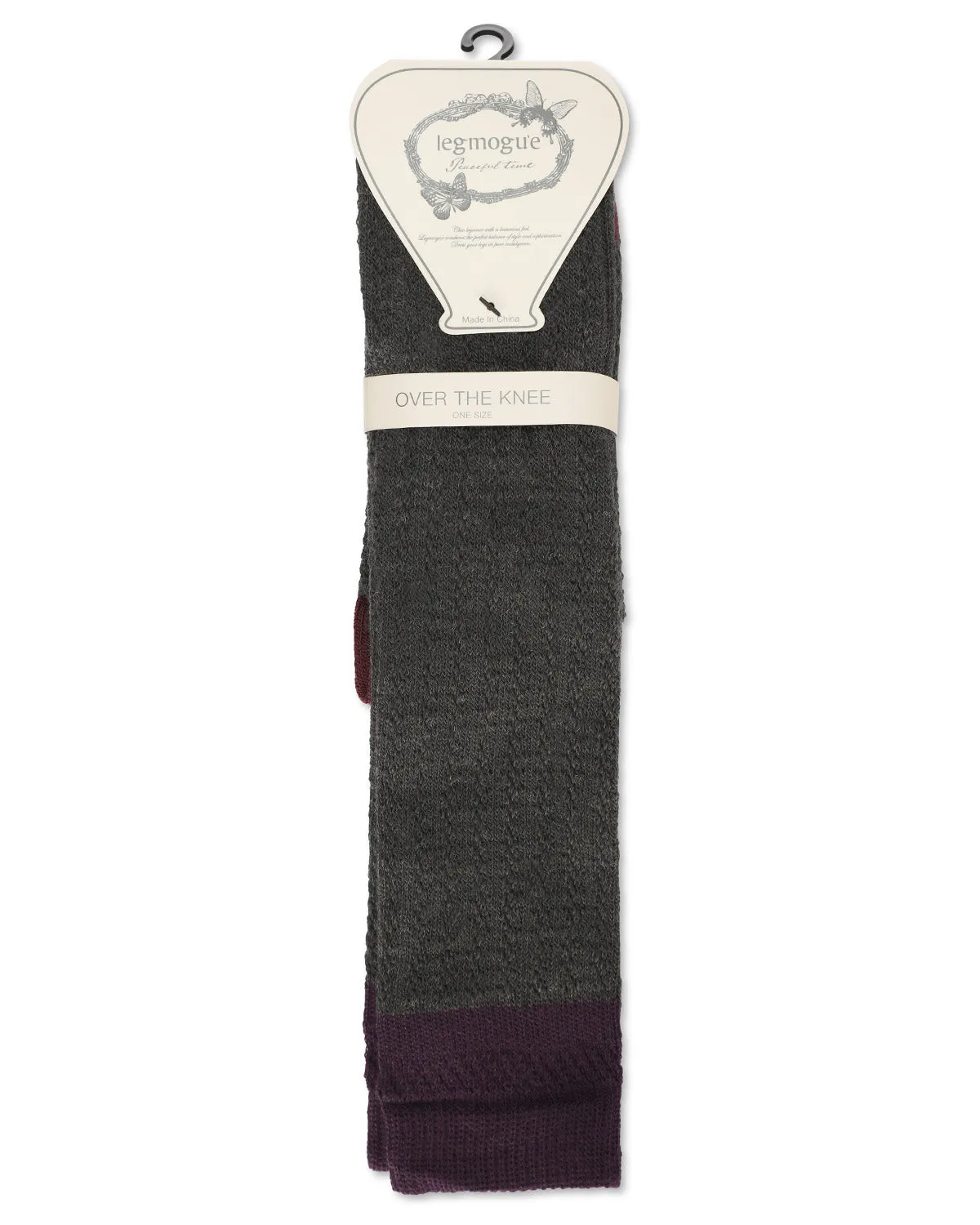 Women's Chic Slant Wool Blend Over The Knee Warm Sock sold by MeMoi product image thumbnail 4