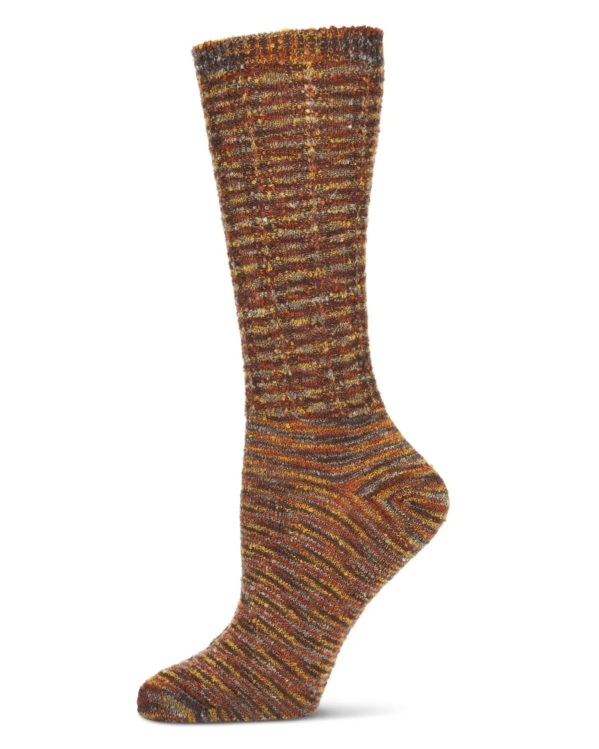 Women's Spacedye Multicolor Cozy Crew Sock sold by MeMoi product image thumbnail 2