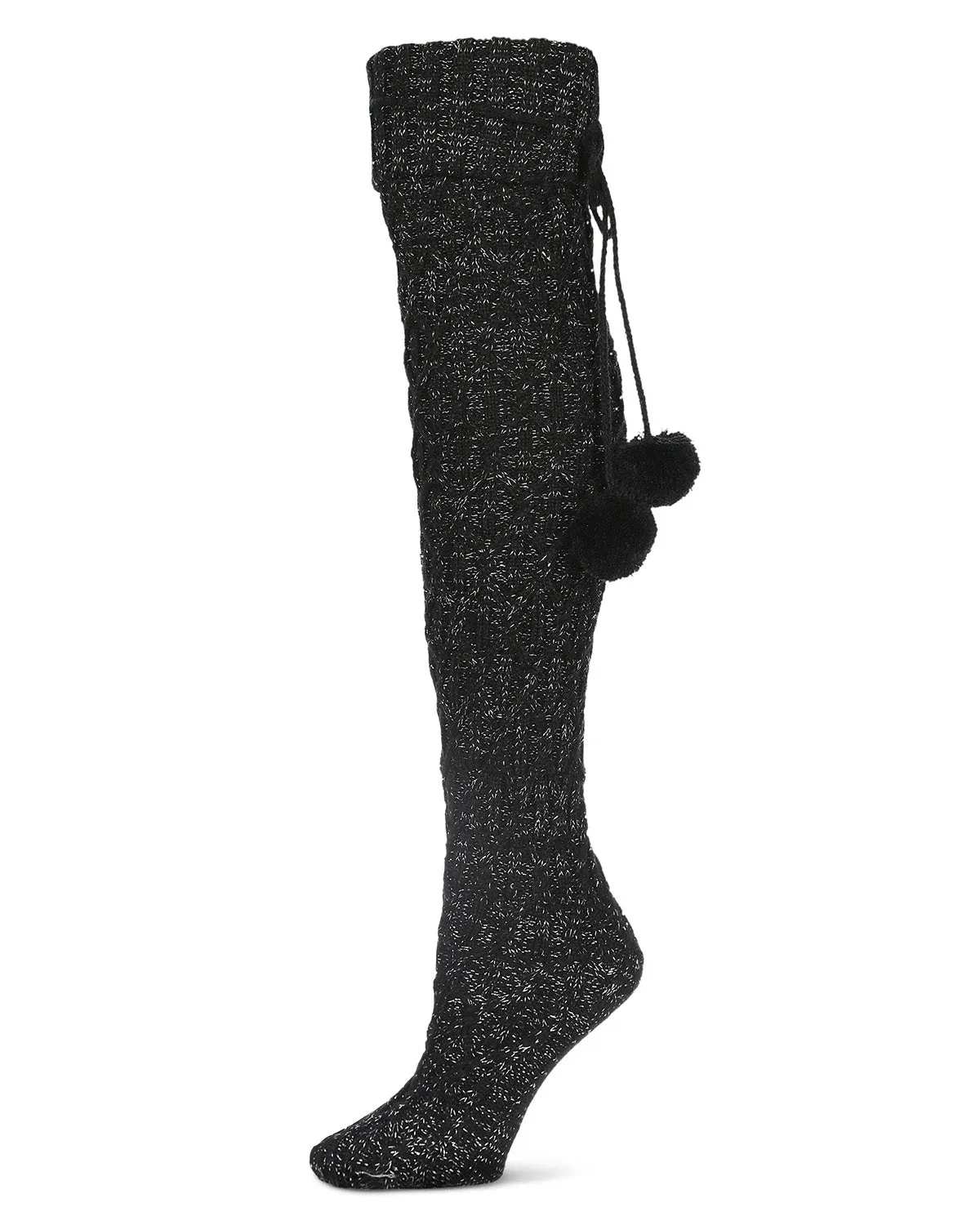 Women's Interdiamond Chunky Knit Over The Knee Warm Sock sold by MeMoi